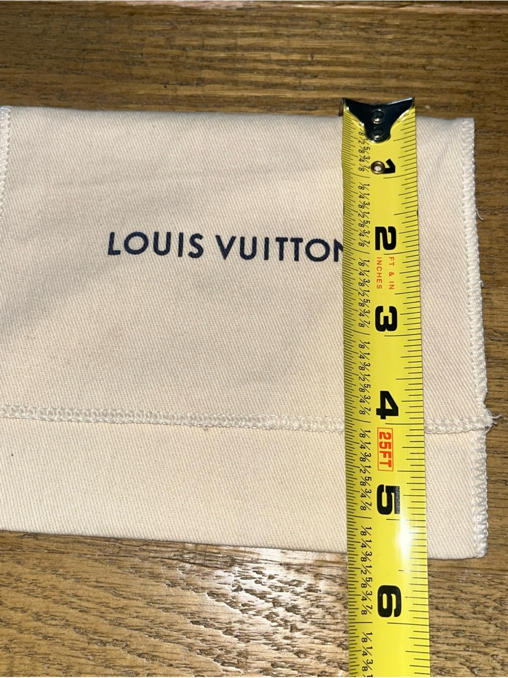 Louis Vuitton Cotton Dust Cover Bag Coin Purse 6” x 6” - Picture 3 of 6